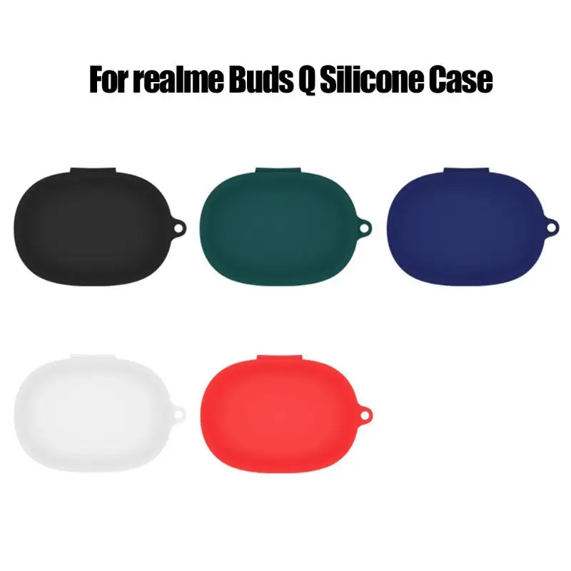 

Soft Washable Dustproof Protective Cover Silicone Case for realme Buds Q