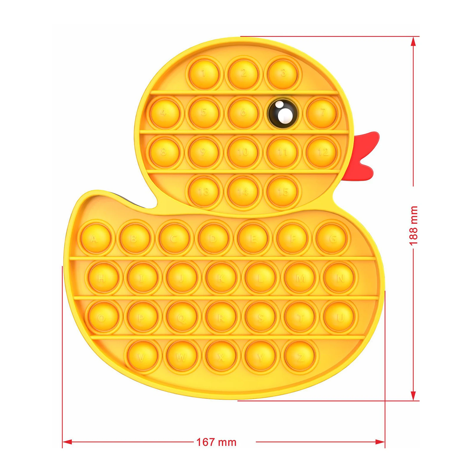 Милая желтая утка в форме популярного спиннера игрушка для снятия стресса