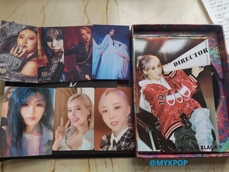 

[MYKPOP]~ 100% Официальный оригинал ~ MAMAMOO 2-й альбом: Реалити в черном KPOP поклоннике коллекция SA21052301