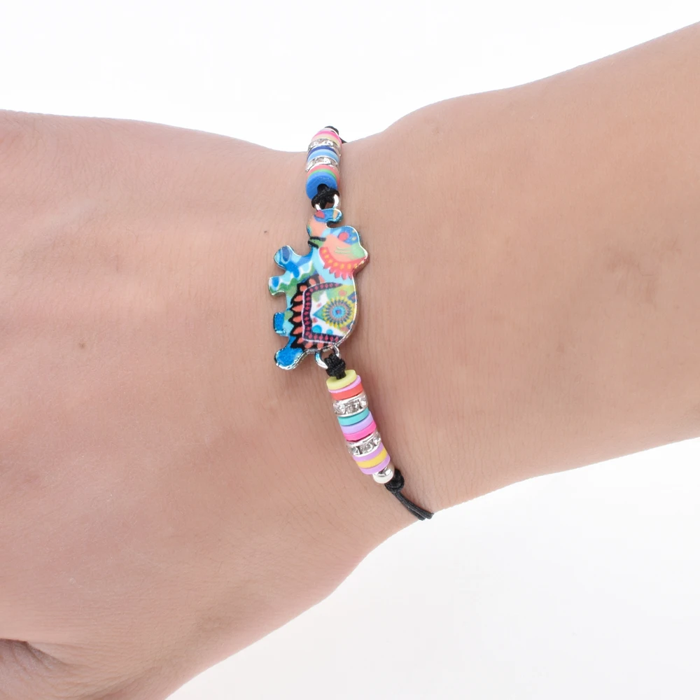 Мода 12 шт./компл. золотой цвет дерево жизни браслеты с подвесками регулируемые