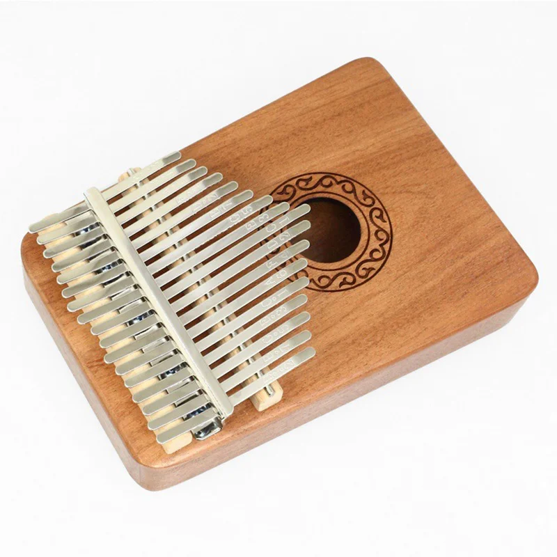 Калимба 17 клавиш Фортепиано из красного дерева Mbira лучшее качество тела