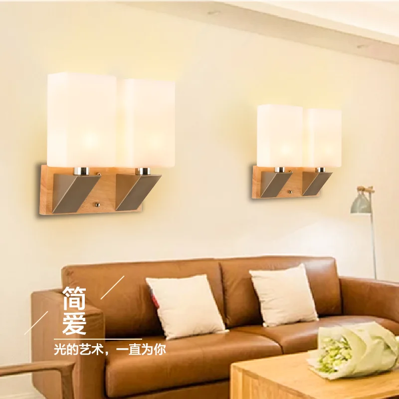 

modern led glass ball wall light luminaire led wall light cabecero de cama beside lamp dinging room lamp