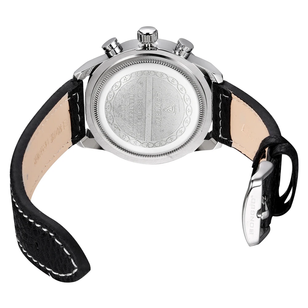 New MenWatch Leather Strap Elegant Fashion Simple Multifunctional Waterproof Quartz Men Watch Relogio Masculino Erkek Kol Saati | Наручные