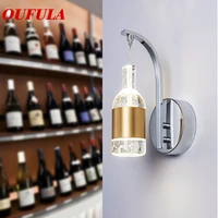 oufula modern sconce wall lights fixture indoor decorative contemporary for home living room corridor bedroom