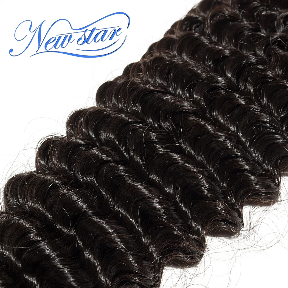 Новые Звездные волосы афро Бразильские глубокие вьющиеся человеческие