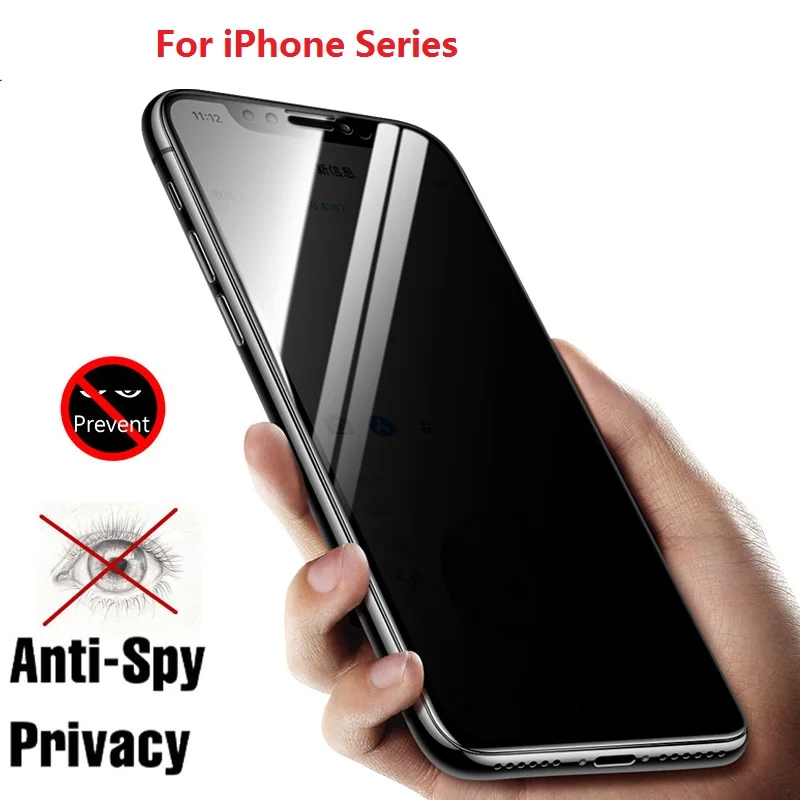 9H анти шпион протектор экрана для iPhone XS Pro 11 Max пленка экрана на XS Max полное покрытие закаленное стекло протектор экрана фольги