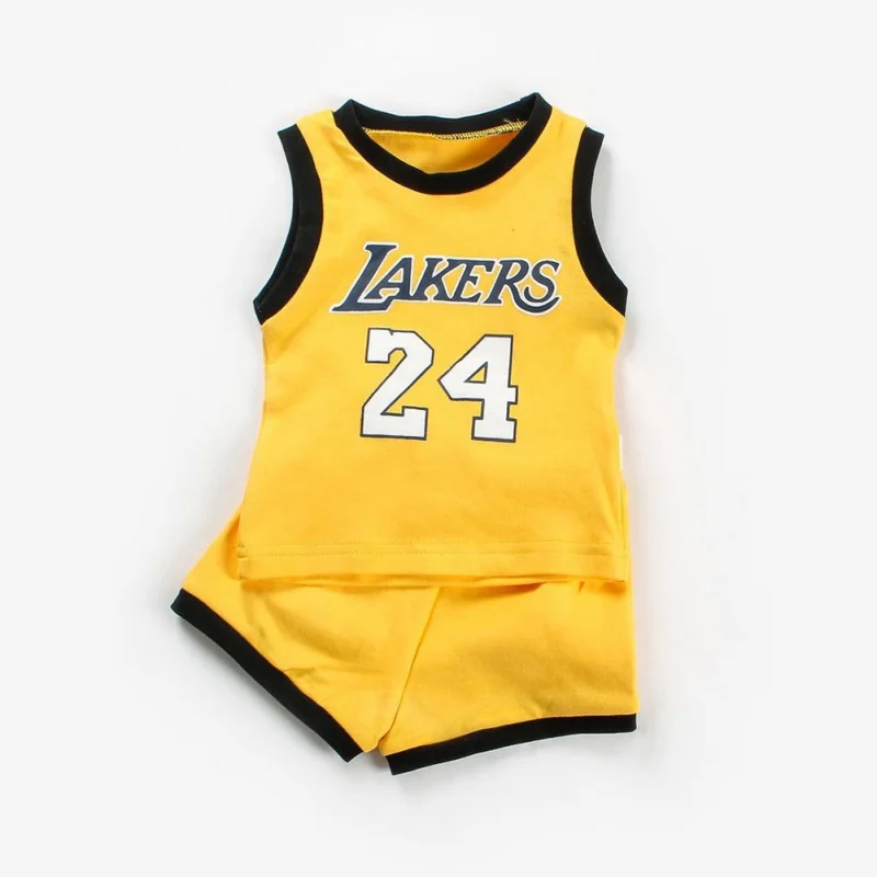 Новые летние детские топики с принтами + шорты костюм комплект для маленьких