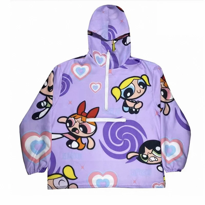 Эстетические толстовки y2k винтажные в стиле Харадзюку кавайные готические