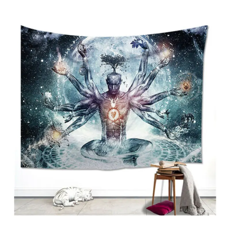 Персональный дом Национальный Стиль Тропическое дерево гобелен стена на стене