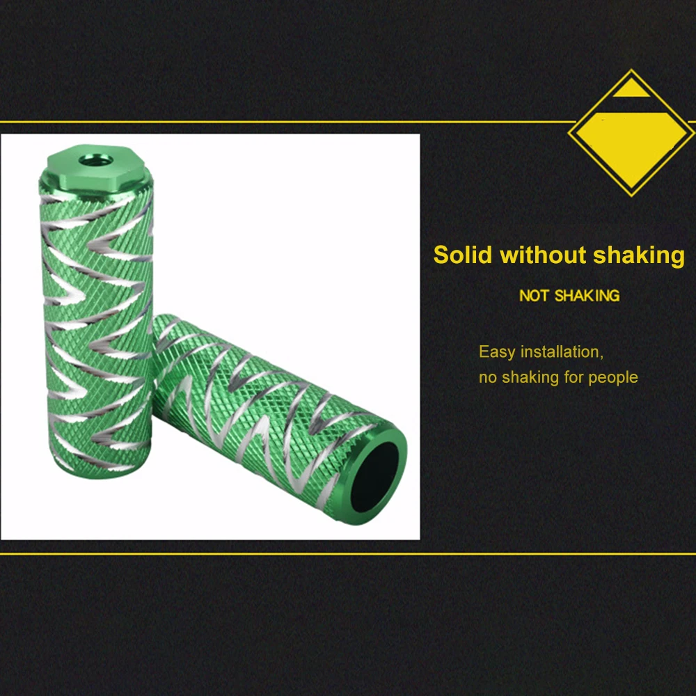 

Bike Pegs Aluminum Alloy Axle Foot Rest Pegs Anti-Slip Rear Feet Pedals for BMX Mountain Bike Cycling Bicycle Parts Accessories