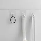 Прозрачные крючки для ванной комнаты, самоклеящиеся крючки для дверей, настенные крючки на присоске для кухни, крючки для хранения полотенец, 15 шт.