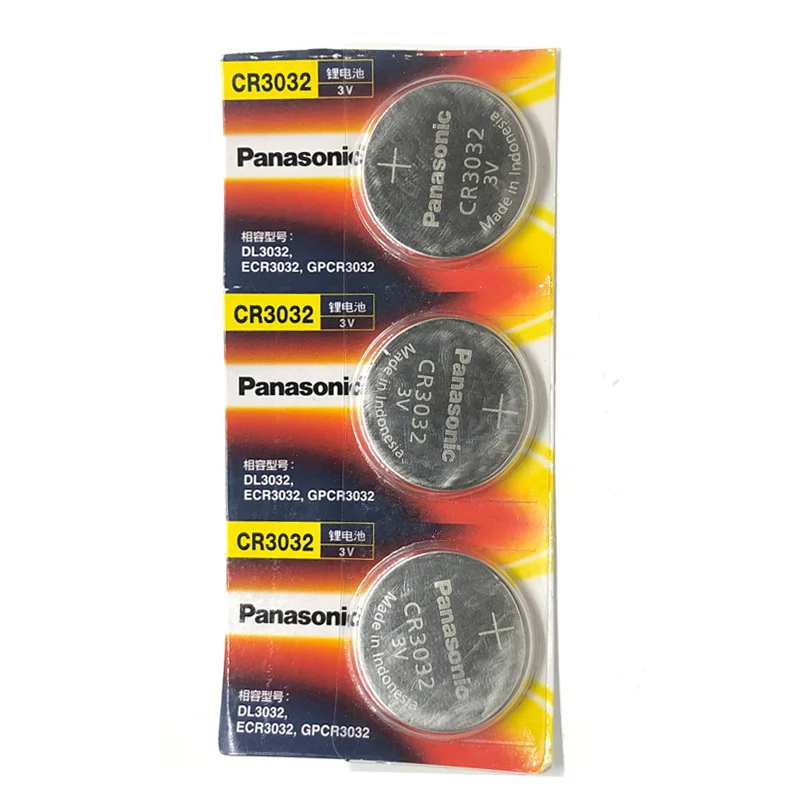 3 шт./лот Panasonic CR3032 CR 3032 DL3032 ECR3032 3V литиевая батарея автомобильный ключ