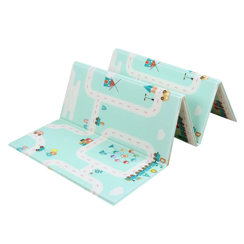 Складной ползать ковер детский игровой коврик складное покрывало развивающий