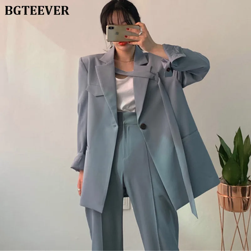 Модный женский Блейзер свободного кроя пиджак на пуговицах винтажный свободный