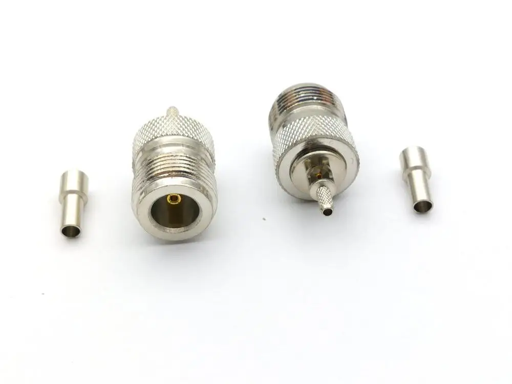 20 шт Латунь N Женский Джек обжимной RG174 RG316 LMR100 Кабельный адаптер|adapter cable|adapter