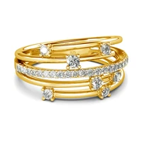 szjinao womens moissanite diamond ring wedding engagement promise diamond testing pure silver 925 jewelry
