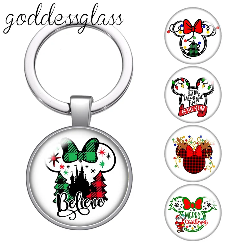 

Брелок с изображением Микки и Минни из мультфильма «лицо»