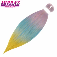 mirras mirror easy jumbo braids hair ombre pre stretched braiding hair synthetic hair extension for black women 20 26