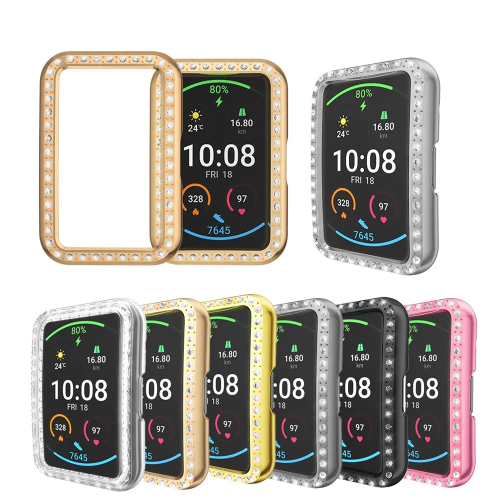 

PC Soft Protective Cover For Huawei Watch Fit Case Full Screen Protector Shell Bumper Plated Cases For Huawei Fit Watch