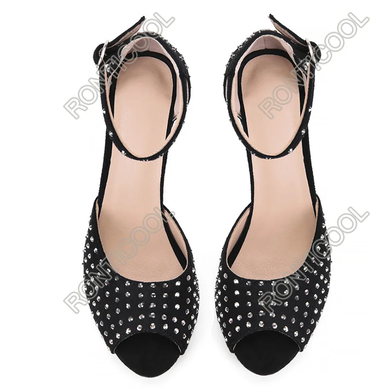 Ronticool ручной работы женские сандалии на танкетке Сезон лето Ремешок щиколотке