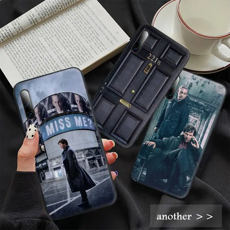 

221B Sherlock Benedict Phone Case For Redmi Note 6 8 9 10 Pro 10 9s 8t 7 5A 5 4 4x Silicone Funda