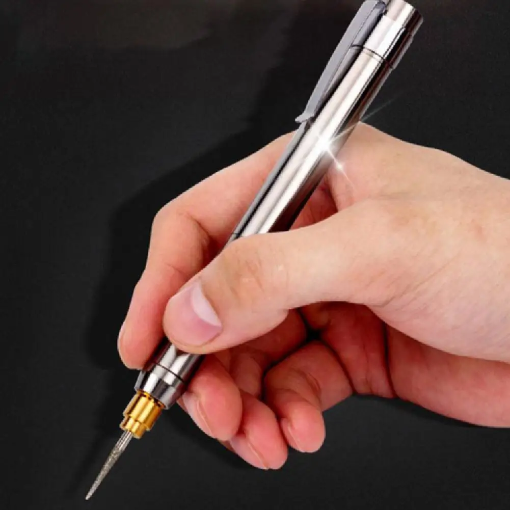 

Mini Cordless Electric Engraving Pen, 60W 33000rpm DIY Grinder, Engraving Sander, Polisher, Manual Polishing Tools
