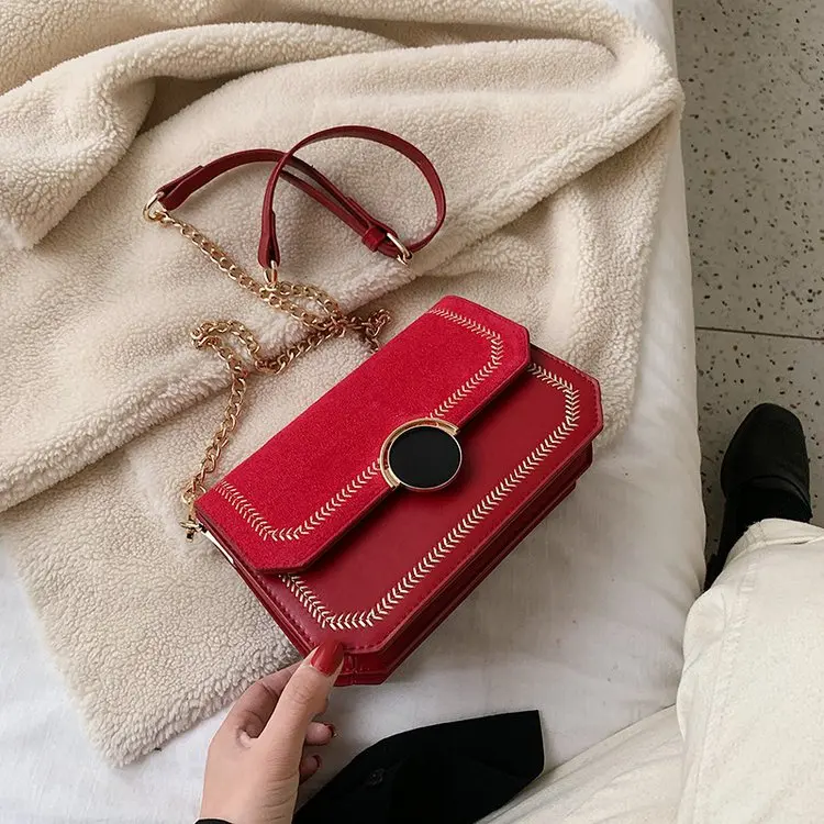 

Solid Color Pu Leather Shoulder Bags for Women 2021