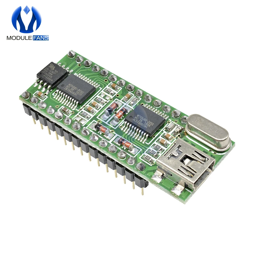 WT588D-U WT588D-U-32M Voice Control Board 5V Mini USB Interface Sound Controller Module 32M DC 2.8V 5.5V DAC PWM WAV Output | Электронные