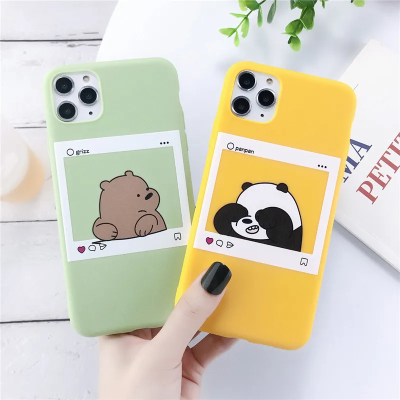 Lovebay для iPhone X XR XS 11 Pro Max 7 8 6 6s Plus чехол телефона милые Мультяшные животные Забавный