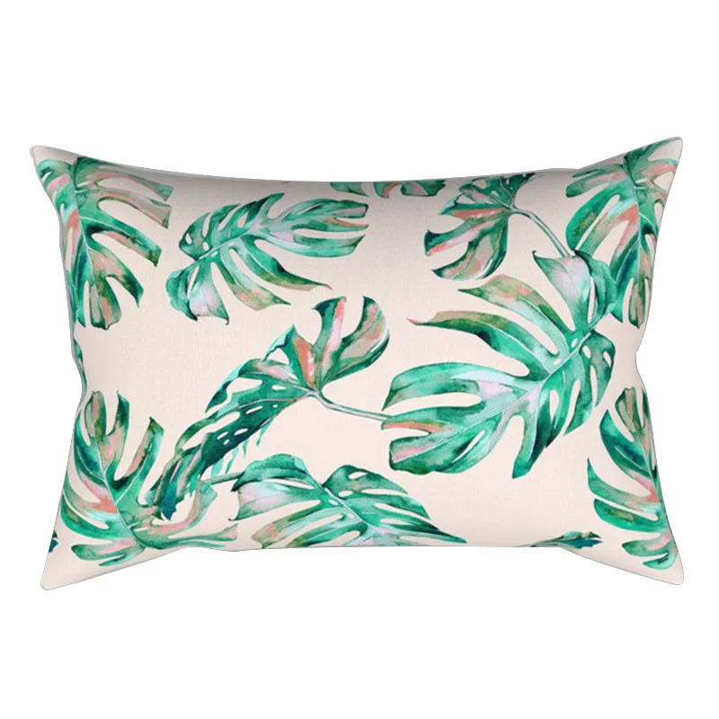 

30x50 Throw Pillows Tropical plants Pillow Cover Polyester Cushion Cover Decoration Pillowcase Cushions Home Decor Decorative