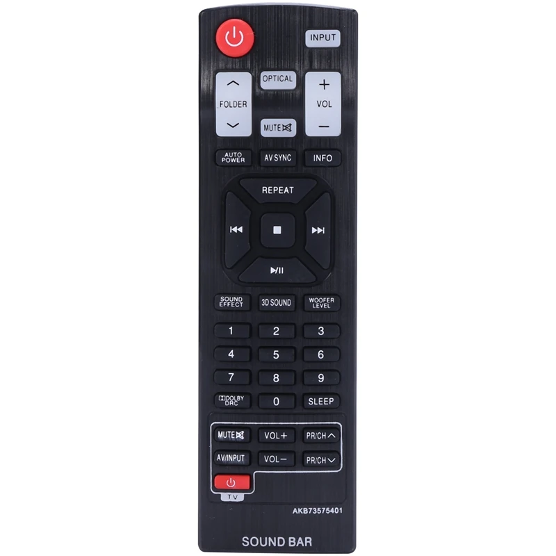 

Remote Control Akb73575401 for Lg Sound Bar Nb2430A Nb4540 Nb5540A Nb5541