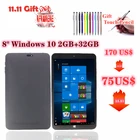 Планшет AR1 8 дюймов IPS 1280x800 Windows 10 Intel Atom Z3735F 1,33 ГГц ЦП 2 + 32 Гб Двойная камера Поддержка Wifi четырехъядерный планшетный ПК Type-C