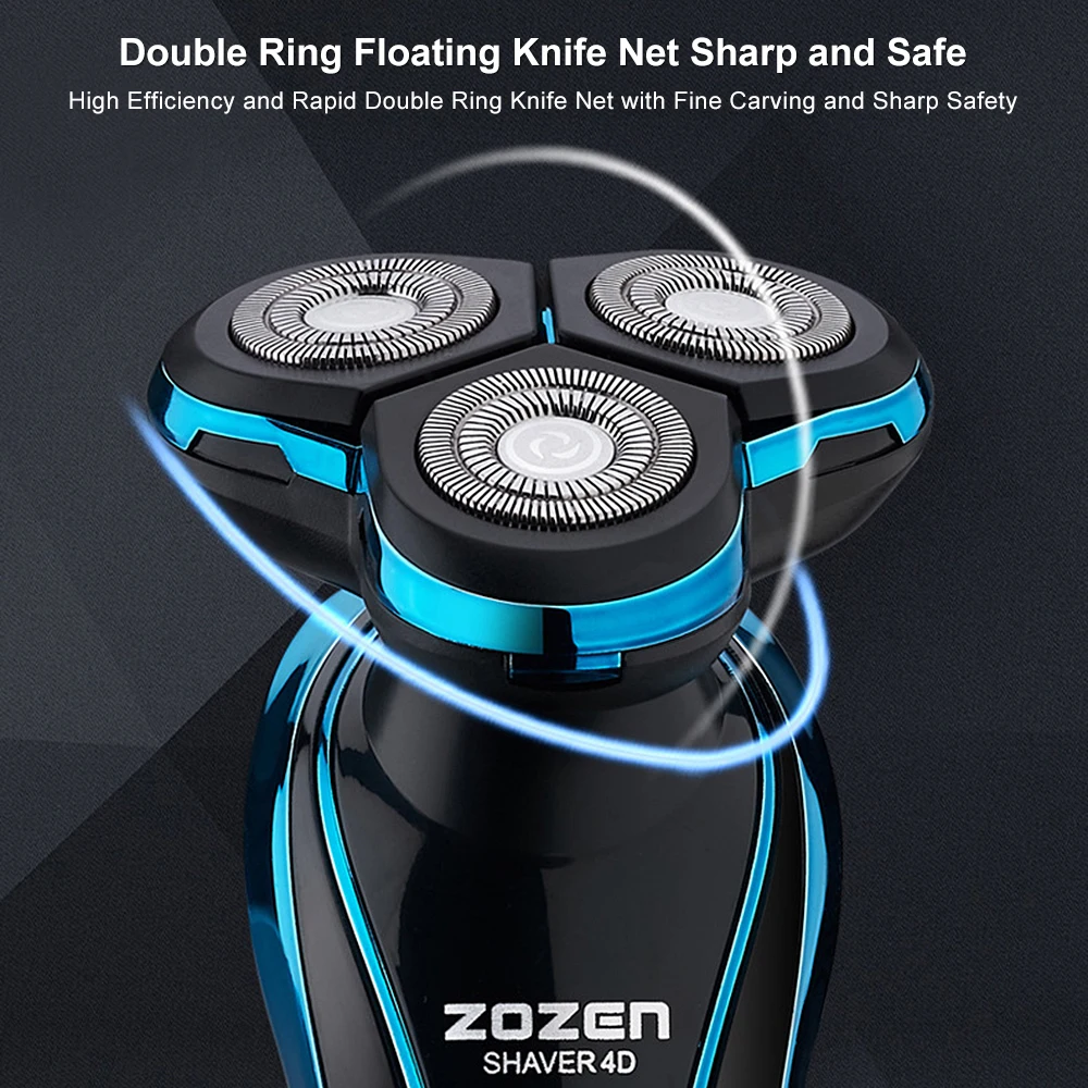 Washable Men Triple Blade Electric Shaver USB Rechargeable Razor Shaving Machine Beard Trimmer Wet-Dry Waterproof Hot | Бытовая техника