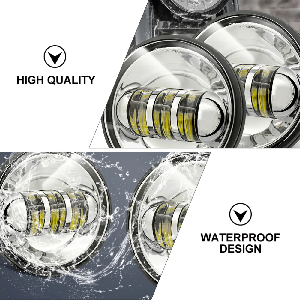 Передняя противотуманная фара для мотоцикла 1 пара 4 5 дюйма водонепроницаемая