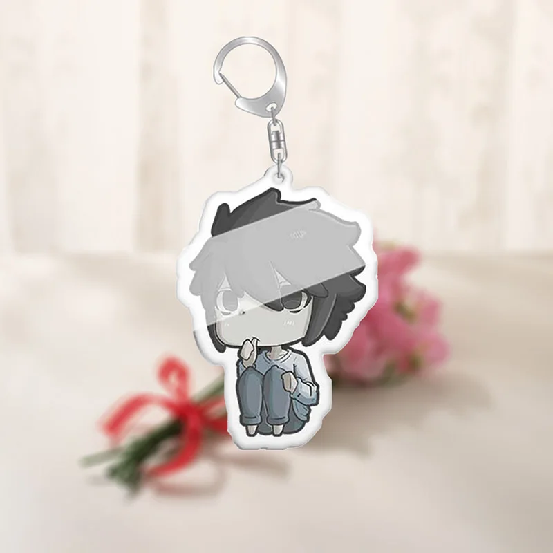 Брелок для ключей с аниме Death Note милый двухсторонний брелок кулоном в виде рюка L