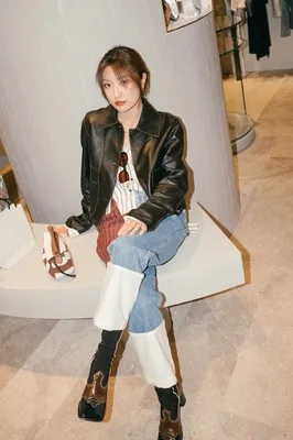 MESHARE New Fashion Genuine Sheep Leather Jacket G41