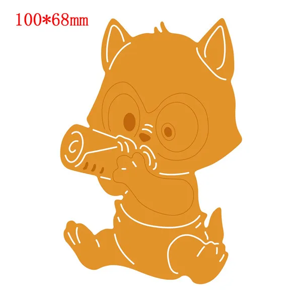 HamyHo Animal Bear &amp Dolphin Frame Metal Cutting Dies forScrapbooking Making DIY Paper Album Card Embossing Craft Template | Дом и сад