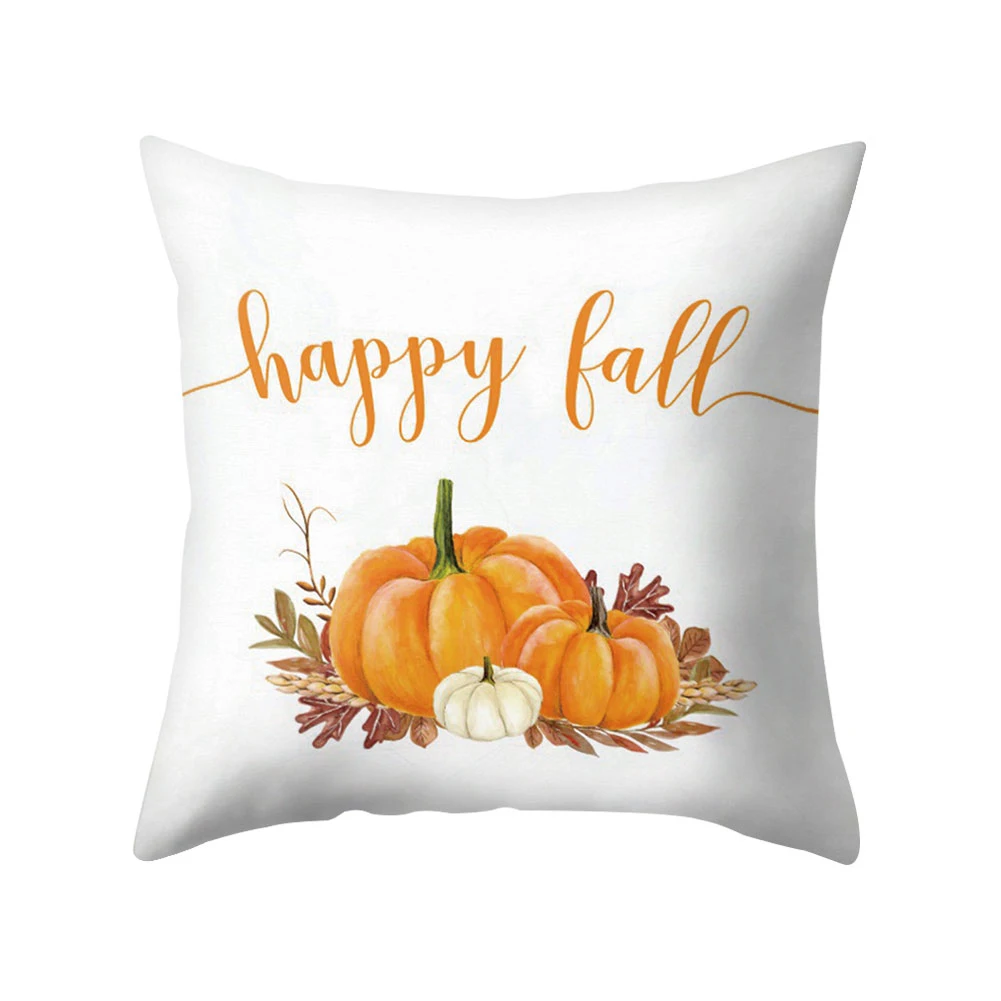 Съемный акварель Тыква наволочка в стиле День благодарения Чехол Подушка