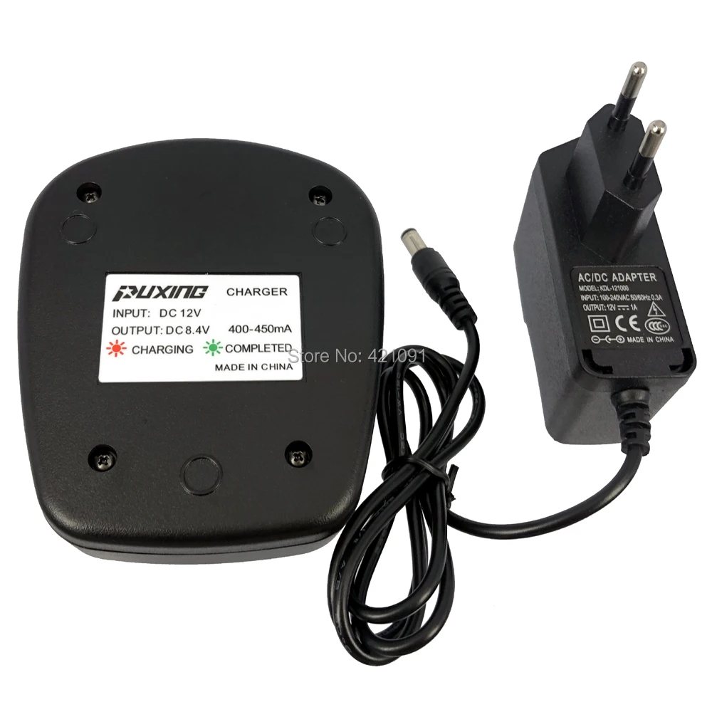 Desktop Charger AC Adapter for Puxing PX-888K PX-UV973 PX-777 PX-328 PX-728 PX-888 VEV-3288S Walkie Talkie Two Way Radio EU/US