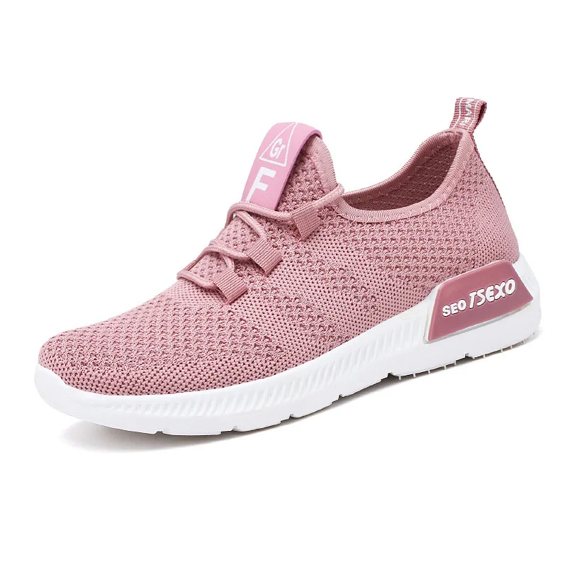 

Women's White Sneakers Flat Shoes Casual Vulcanized Light Mesh Breathable Running Sport Shoes zapatos de mujer zapatos