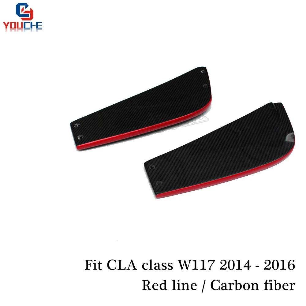 W117 задний диффузор из углеродного волокна бампер для Mercedes C117 CLA Class 2014 2016 CLA180 CLA200