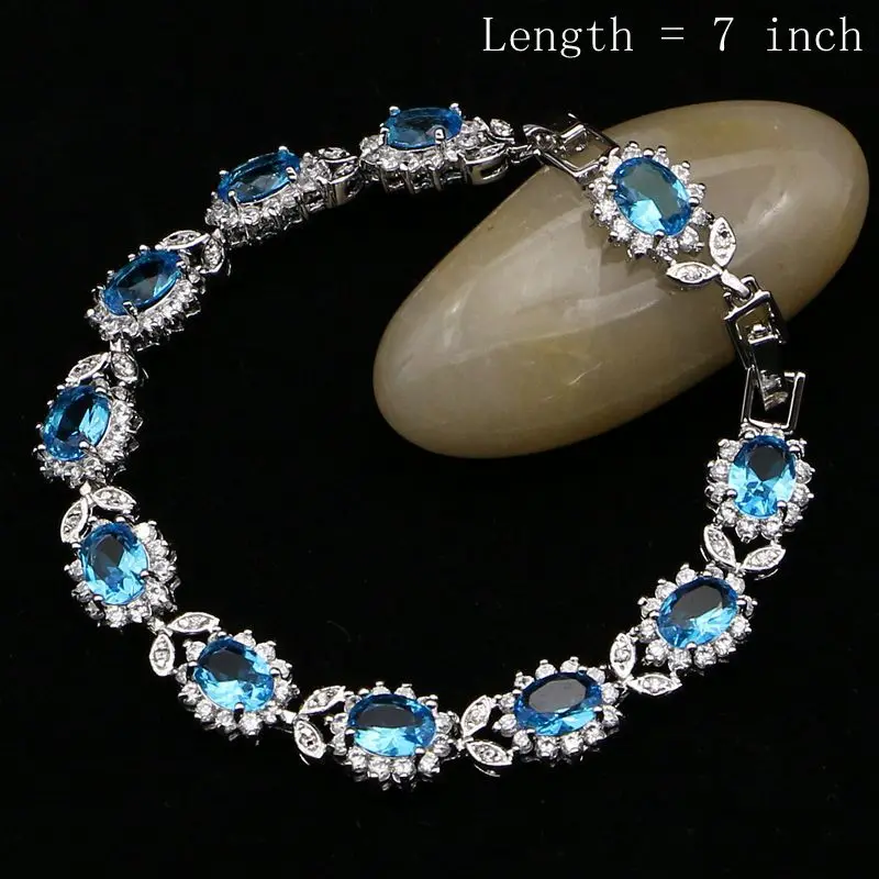 Женский ювелирный комплект из колье браслета и серёг серебро 925 пробы | Украшения