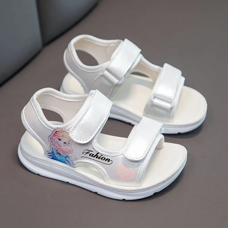 

Girls' sandals 2021 new summer girls' shoes children's sandals soft soled Princess sports sandals girl