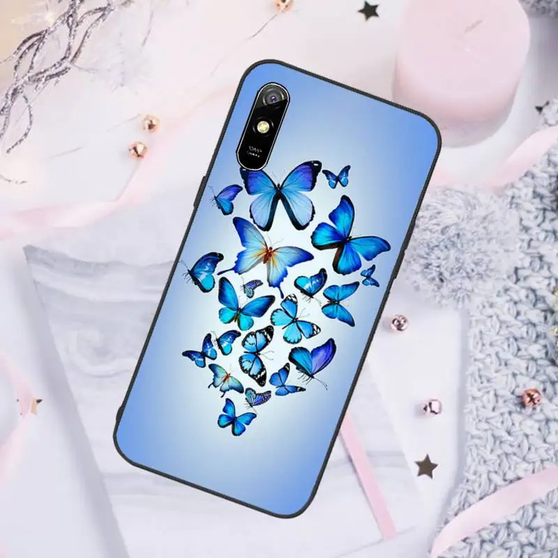 

butterfly bling Phone Case For Xiaomi Redmi note 7 8 9 pro 8T 9A 9S Mi Note 10 Lite pro