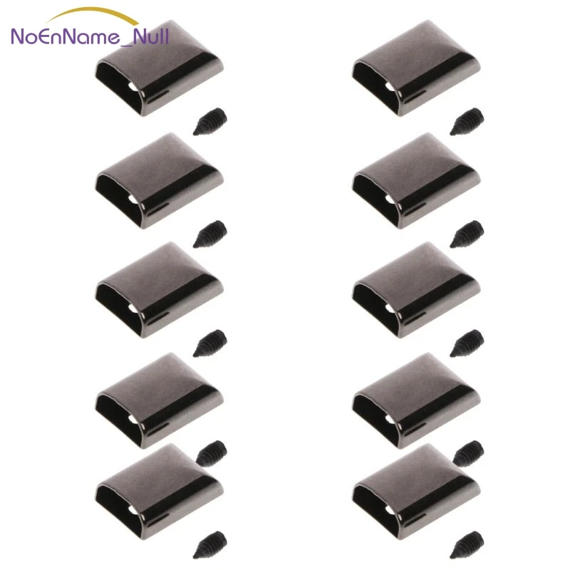 10 шт. металлические зажимы для хвоста с застежкой молнией фиксации хвостовой