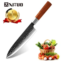 xituo kitchen knives forged meat cleaver knife salmon fish filleting santoku professional japanese chef knife cooking cutter