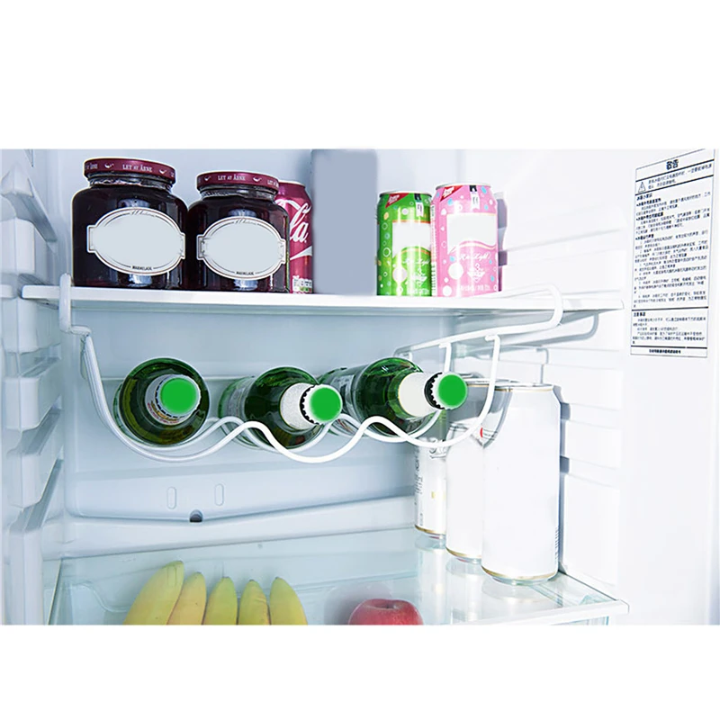 fridge organizer kitchen spacer layer storage beer rack shelf refrigerator bottle rack wine holder basket pantry cabinet tools free global shipping