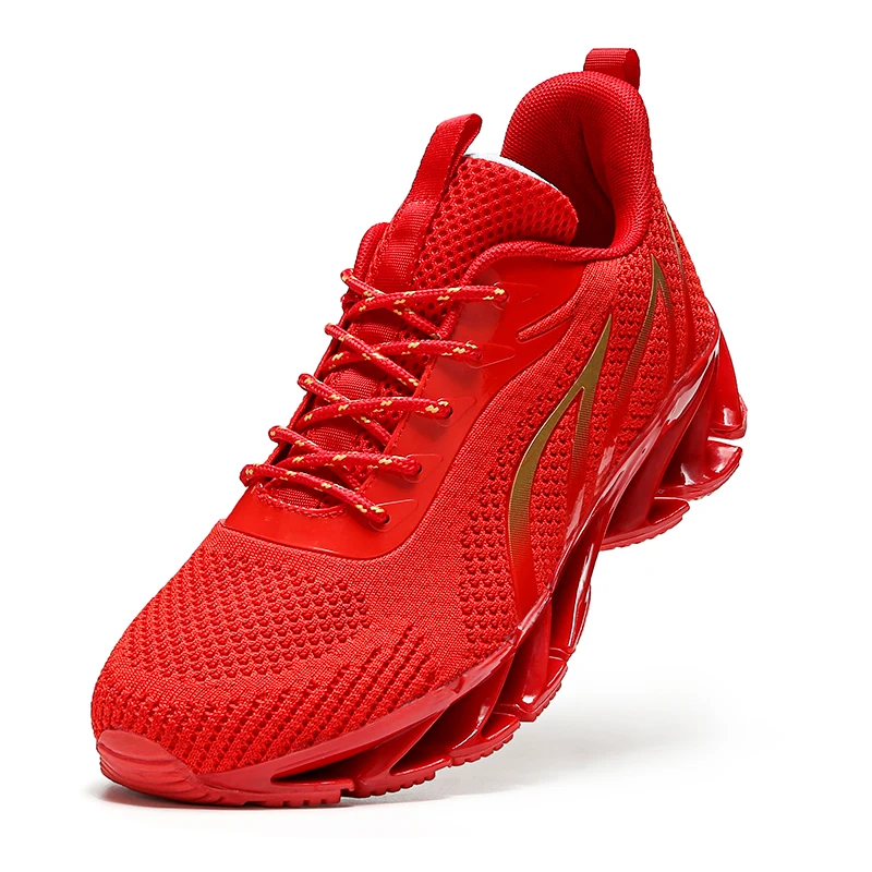 

Casual comfortable white Sneaker sports Mens hot Breathable red leisure mesh slip sapato Sneakers Male sport de zapatos mens on