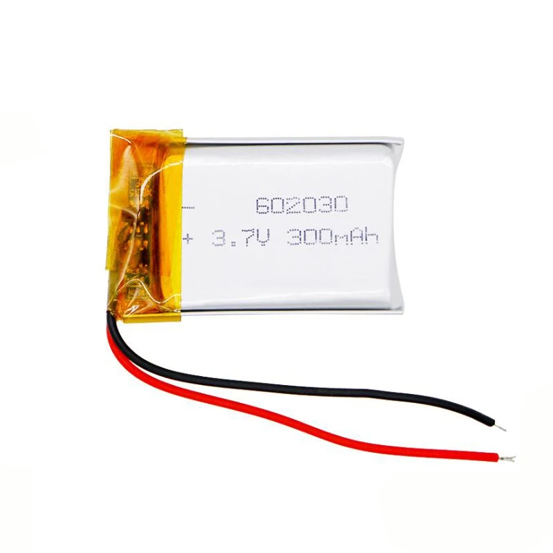3,7 v 300mah 602030 литий-полимерные перезаряжаемые батареи для смарт-часов Bluetooth динамик MP4 селфи палка smartwatch батарея