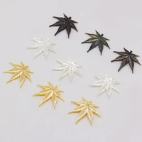 natural shell pendant mother of pearl maple leaf shape exquisite charms for jewelry making diy bracelet necklace accessories